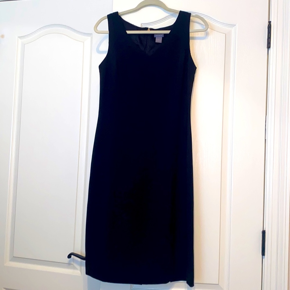 Ann Taylor Black Dress w/ Pleated Back